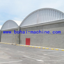 Bohai 1000-680 Edifício de telhado em arco na máquina de parede